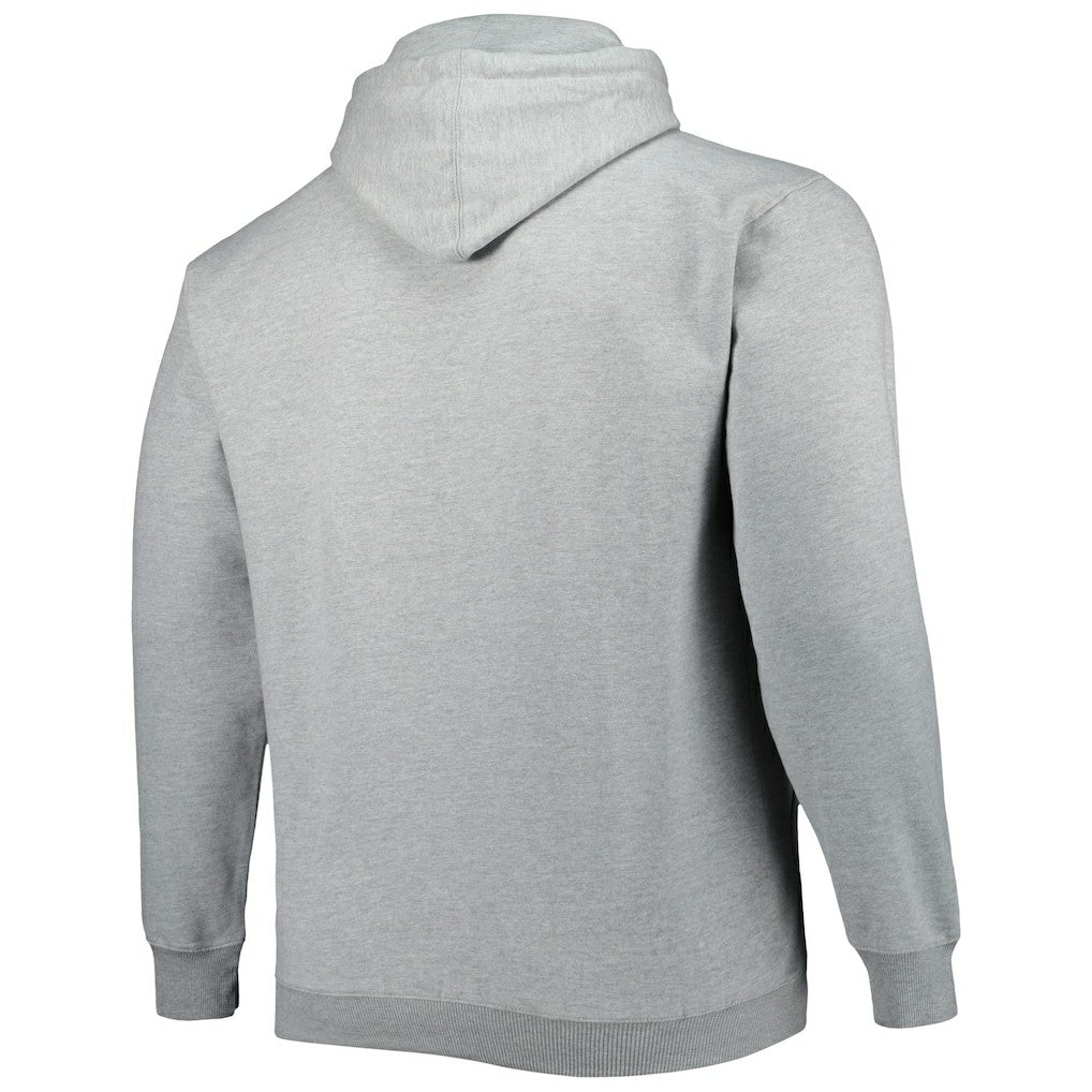 Fanatics - Atlanta Hawks Big & Tall Wordmark Pullover Hoodie - Heather Gray