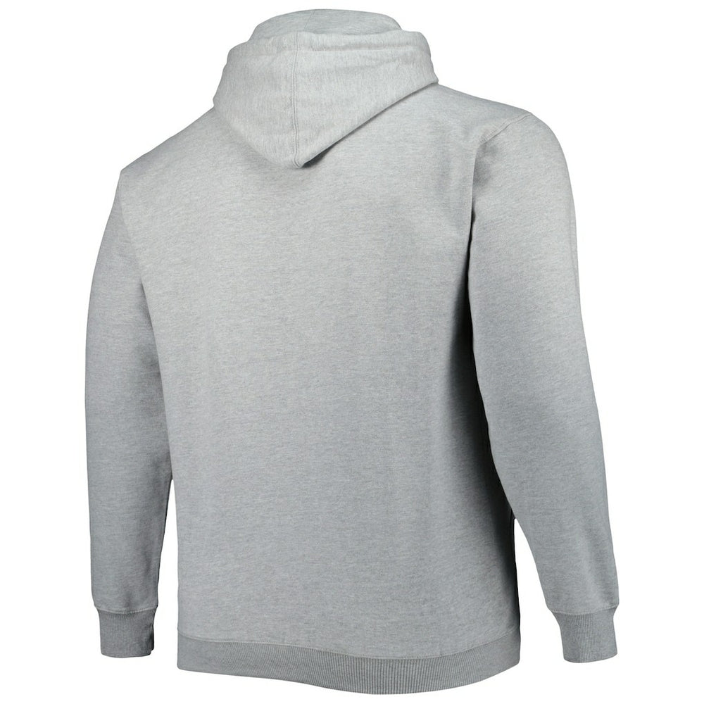Fanatics - Atlanta Hawks Big & Tall Wordmark Pullover Hoodie - Heather Gray