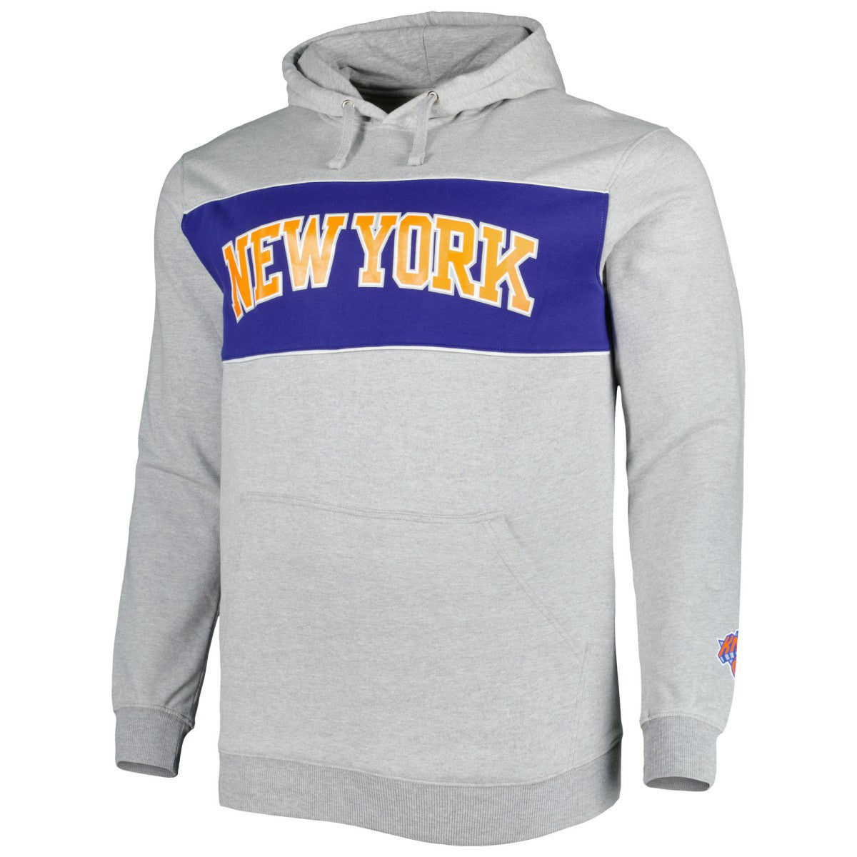 Fanatics - New York Knicks Big & Tall Wordmark Pullover Hoodie - Heather Gray