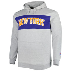Fanatics - New York Knicks Big & Tall Wordmark Pullover Hoodie - Heather Gray