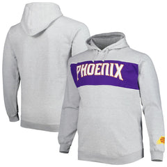 Fanatics - Phoenix Suns Big & Tall Wordmark Pullover Hoodie - Heather Gray