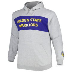Fanatics - Golden State Warriors Big & Tall Wordmark Pullover Hoodie - Heather Gray