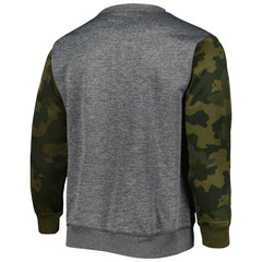 Fanatics - Brooklyn Nets Camo Stitched Sweatshirt - Heather Charcoal