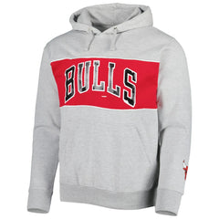 Fanatics - Chicago Bulls Wordmark French Terry Pullover Hoodie - Heather Gray