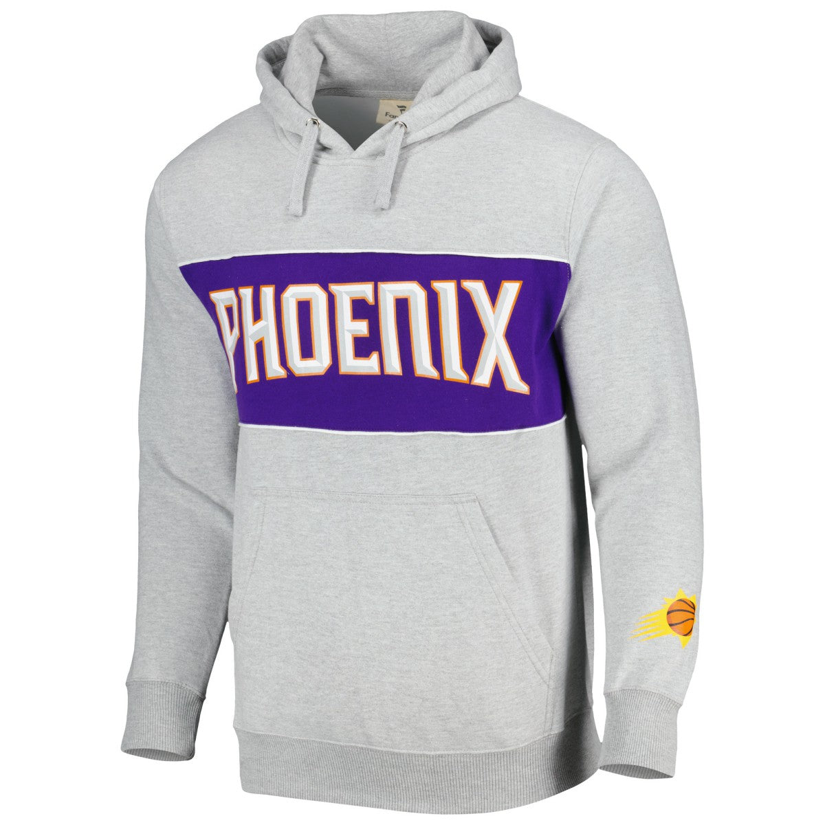 Fanatics - Phoenix Suns Wordmark French Terry Pullover Hoodie - Heather Gray