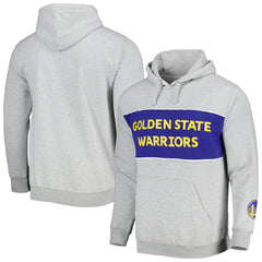 Fanatics - Golden State Warriors Wordmark French Terry Pullover Hoodie - Heather Gray