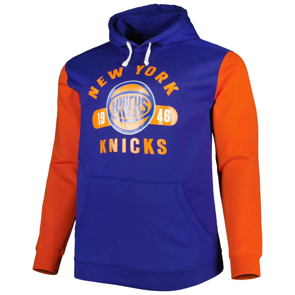Fanatics - New York Knicks Big & Tall Bold Attack Pullover Hoodie - Blue/Orange