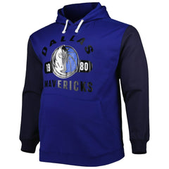 Fanatics - Dallas Mavericks Big & Tall Bold Attack Pullover Hoodie - Blue/Navy