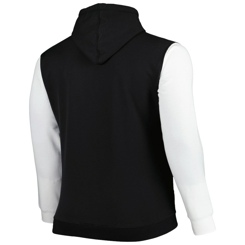 Fanatics - Brooklyn Nets Big & Tall Bold Attack Pullover Hoodie - Black/White