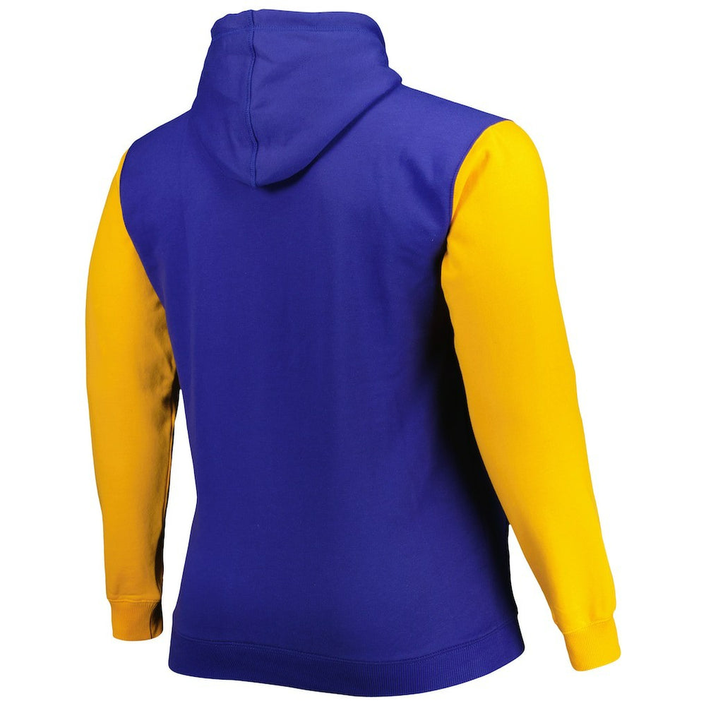 Fanatics - Golden State Warriors Big & Tall Bold Attack Pullover Hoodie - Royal/Gold