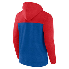 Fanatics - Philadelphia 76ers Big & Tall Down and Distance Full-Zip Hoodie - Royal/Red