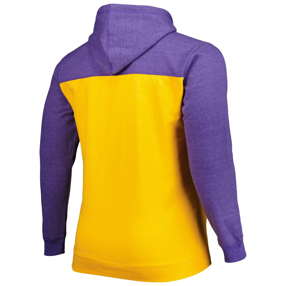 Fanatics - Los Angeles Lakers Big & Tall Down and Distance Full-Zip Hoodie - Gold/Purple