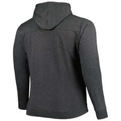 Fanatics - Brooklyn Nets Big & Tall Down and Distance Full-Zip Hoodie - Heathered Black