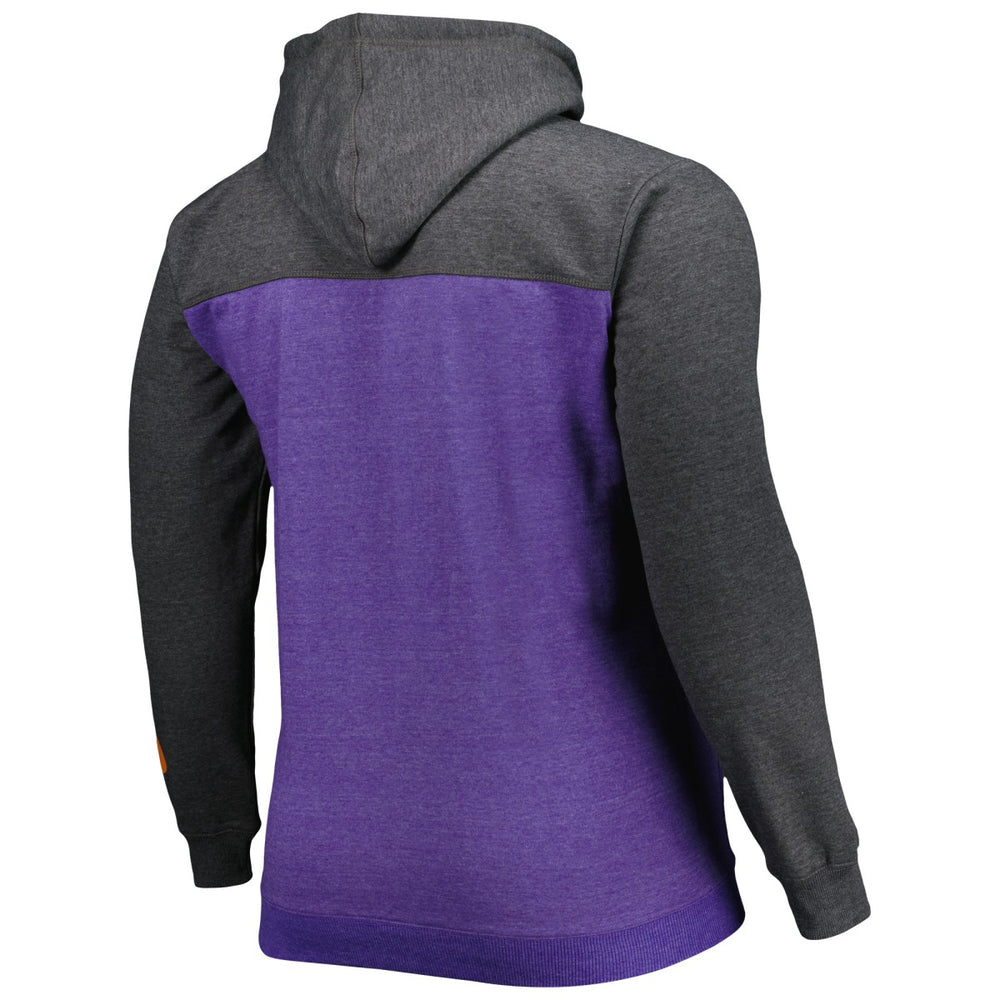 Fanatics - Phoenix Suns Big & Tall Down and Distance Full-Zip Hoodie - Purple/Heathered Black