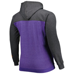 Fanatics - Phoenix Suns Big & Tall Down and Distance Full-Zip Hoodie - Purple/Heathered Black