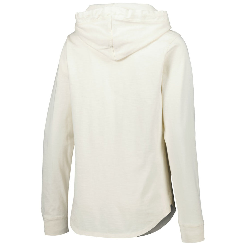 Tampa Bay Buccaneers Women's Ashby Isles Jersey Pullover Hoodie Cream - Tommy Bahama