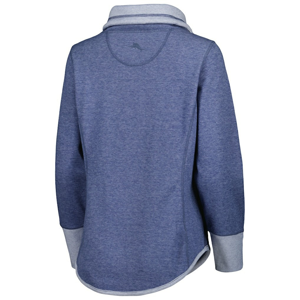 Buffalo Bills Women's Sport Sun Fade Full-Zip Sweatshirt Heathered Royal - Tommy Bahama