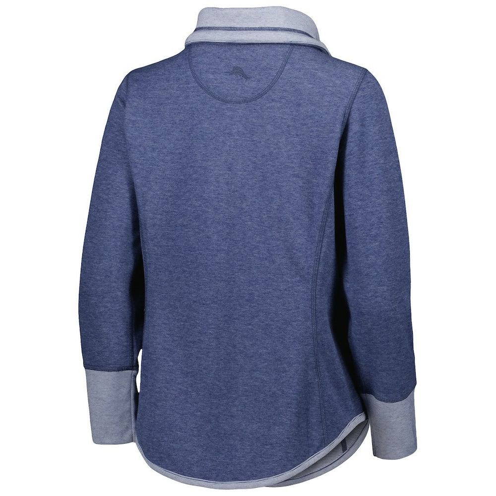 Dallas Cowboys Women's Sport Sun Fade Full-Zip Sweatshirt Heathered Navy - Tommy Bahama