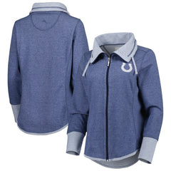 Indianapolis Colts Women's Sport Sun Fade Full-Zip Sweatshirt Heathered Royal - Tommy Bahama