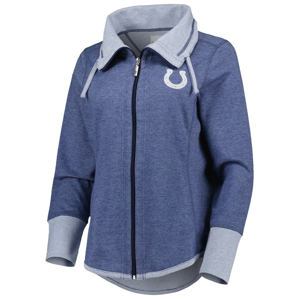 Indianapolis Colts Women's Sport Sun Fade Full-Zip Sweatshirt Heathered Royal - Tommy Bahama