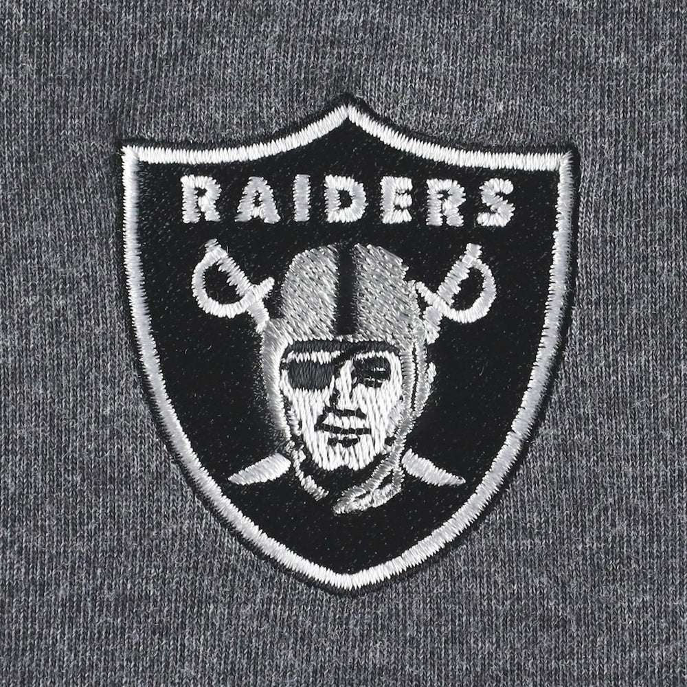 Las Vegas Raiders Women's Sport Sun Fade Full-Zip Sweatshirt Heathered Black - Tommy Bahama