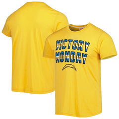 Los Angeles Chargers Homage Victory Monday Tri-Blend T-Shirt Gold - NFL
