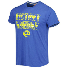 Los Angeles Rams Homage Victory Monday Tri-Blend T-Shirt Royal - NFL