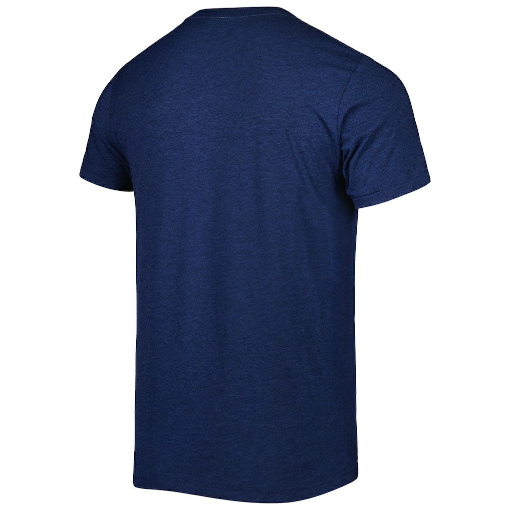 New England Patriots Homage Victory Monday Tri-Blend T-Shirt Navy - NFL