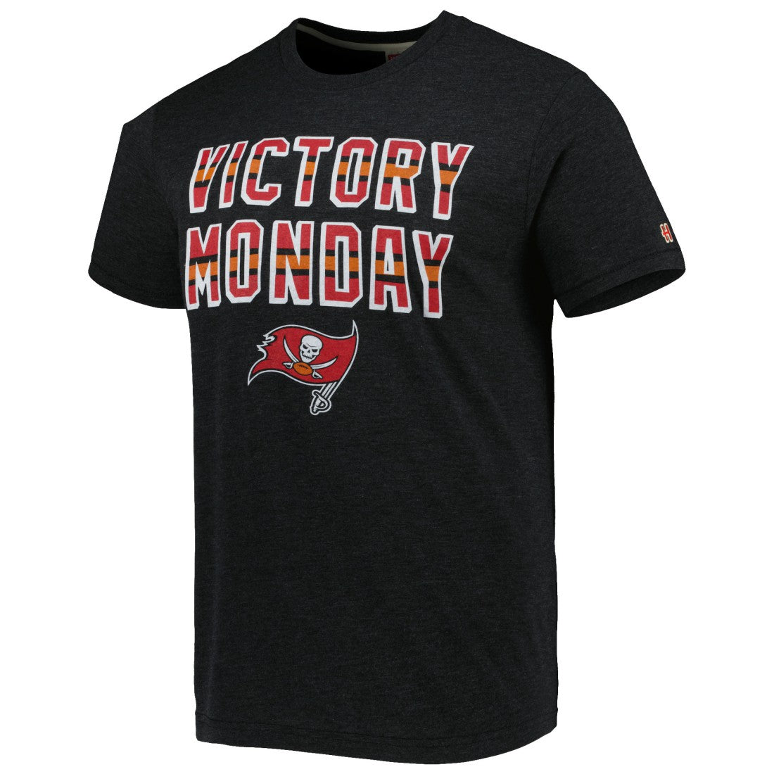 Tampa Bay Buccaneers Homage Victory Monday Tri-Blend T-Shirt Black - NFL