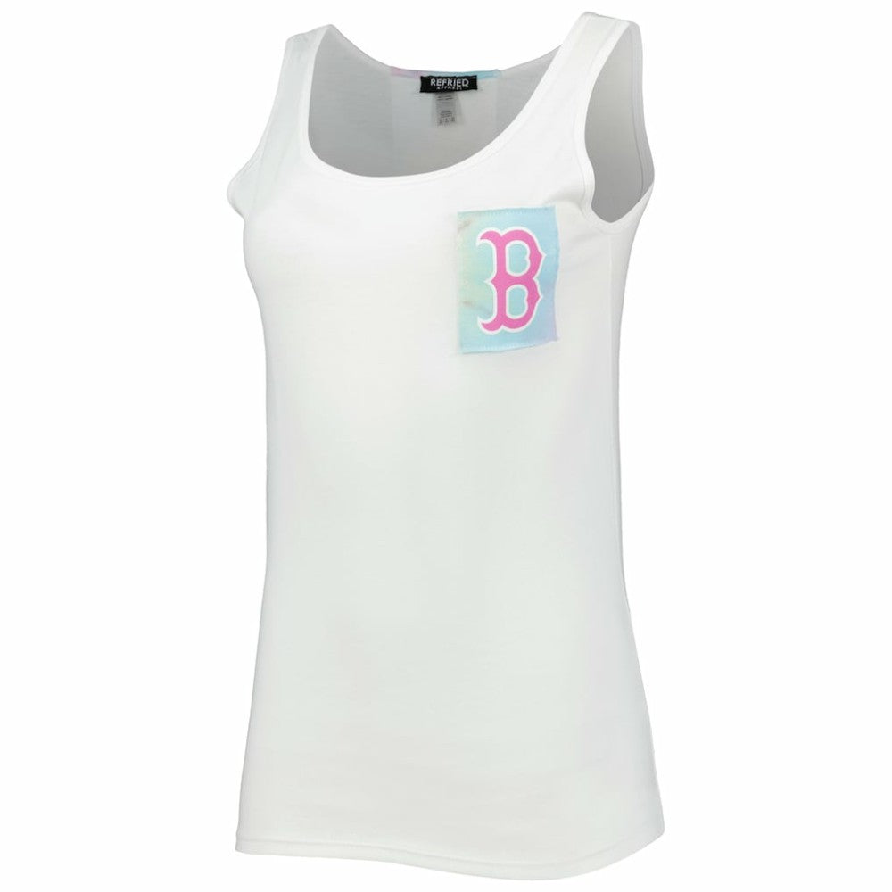 Boston Red Sox Refried Apparel Women's Tie-Dye Tank Top Clearance
