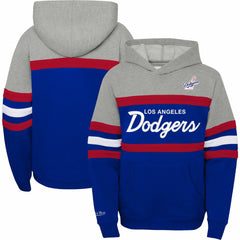 Los Angeles Dodgers Mitchell & Ness Youth Cooperstown Collection Head Coach Pullover Hoodie Sale