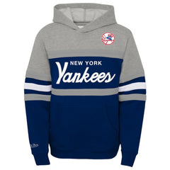 New York Yankees Mitchell & Ness Youth Cooperstown Collection Head Coach Pullover Hoodie Near Me