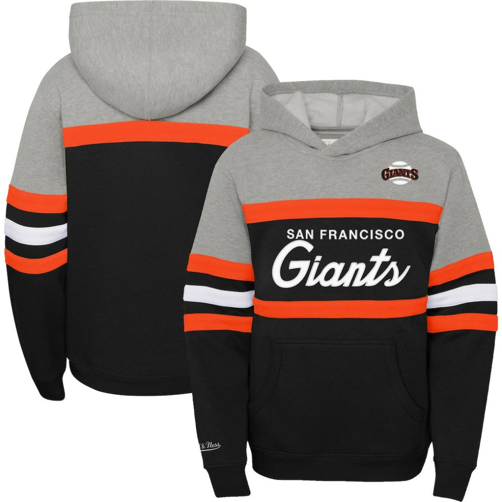San Francisco Giants Mitchell & Ness Youth Cooperstown Collection Head Coach Pullover Hoodie discount