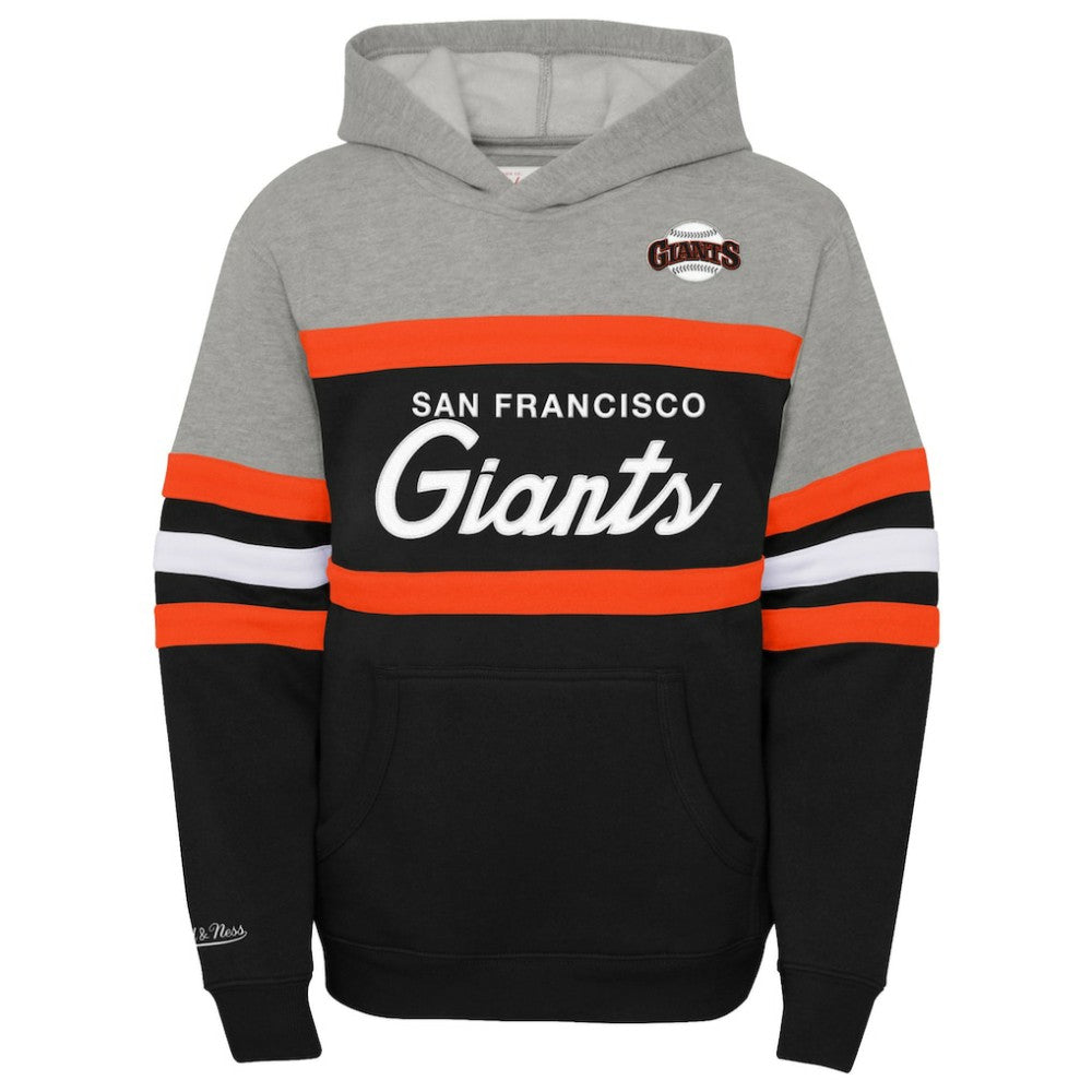 San Francisco Giants Mitchell & Ness Youth Cooperstown Collection Head Coach Pullover Hoodie discount