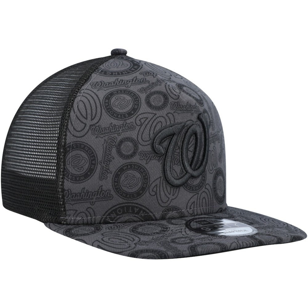 Washington Nationals New Era Repeat A-Frame 9FIFTY Trucker Snapback Hat discount
