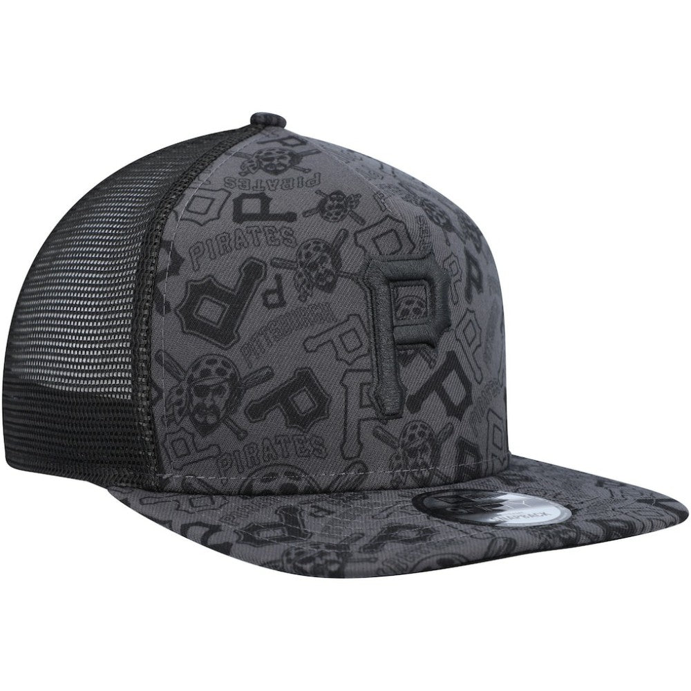 Pittsburgh Pirates New Era Repeat A-Frame 9FIFTY Trucker Snapback Hat Online