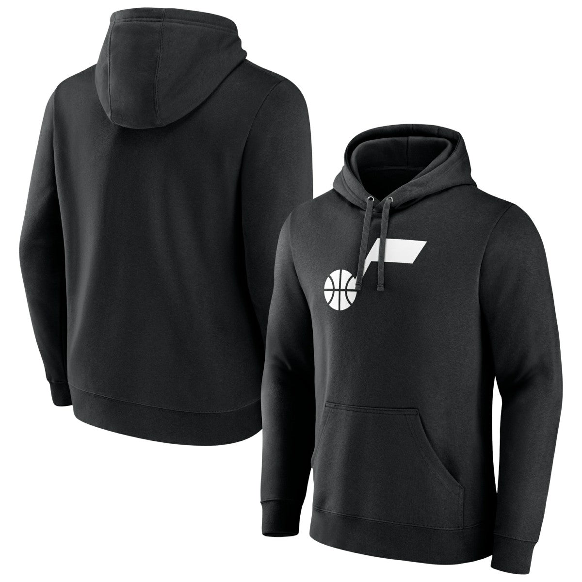 NBA - Utah Jazz Primary Logo Pullover Hoodie - Black