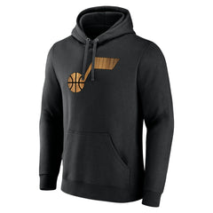 NBA - Utah Jazz Hardwood Logo Pullover Hoodie - Black