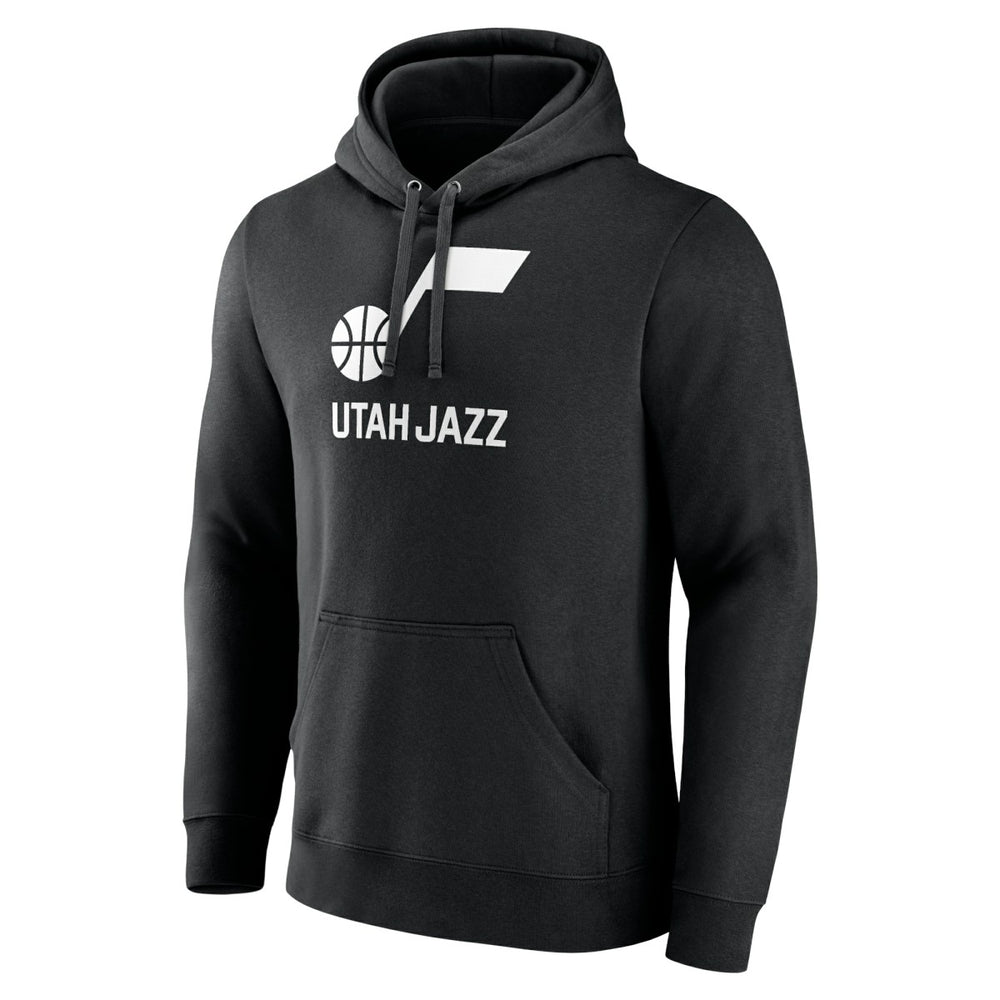 NBA - Utah Jazz Wordmark Team Logo Pullover Hoodie - Black