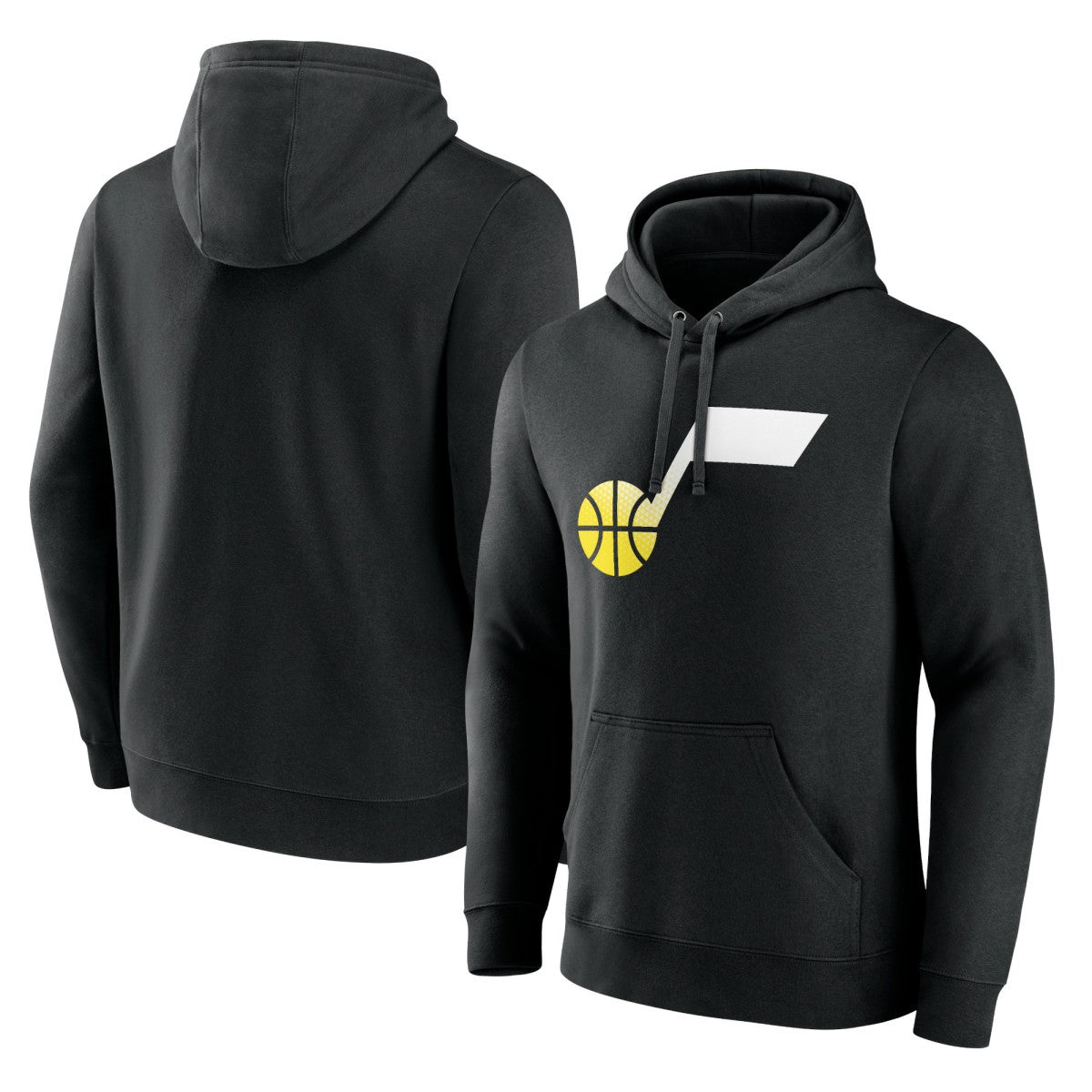NBA - Utah Jazz Gradient Logo Pullover Hoodie - Black