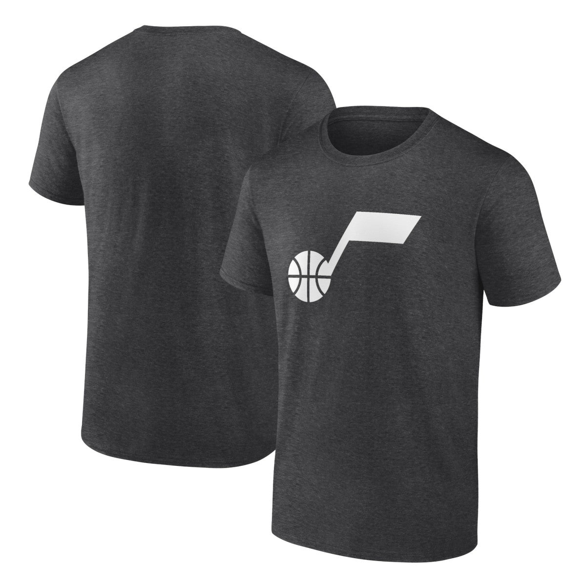 NBA - Utah Jazz Primary Logo T-Shirt - Charcoal