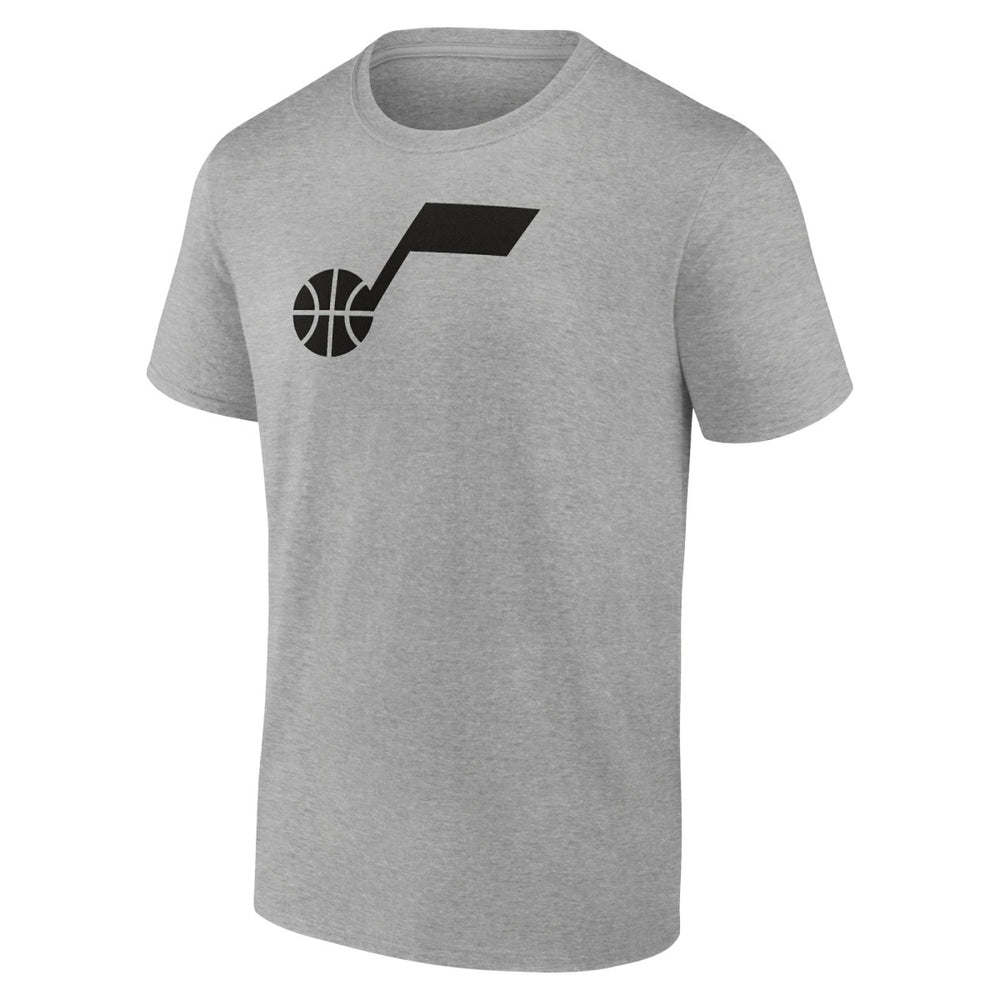 NBA - Utah Jazz Solid Primary Logo T-Shirt - Heathered Gray