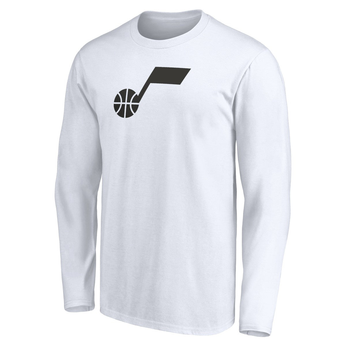NBA - Utah Jazz Primary Logo Team Long Sleeve T-Shirt - White