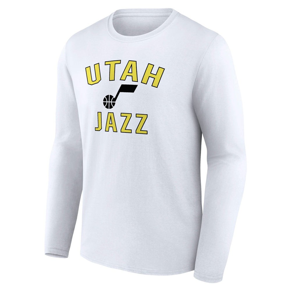 NBA - Utah Jazz Victory Arch Team Long Sleeve T-Shirt - White