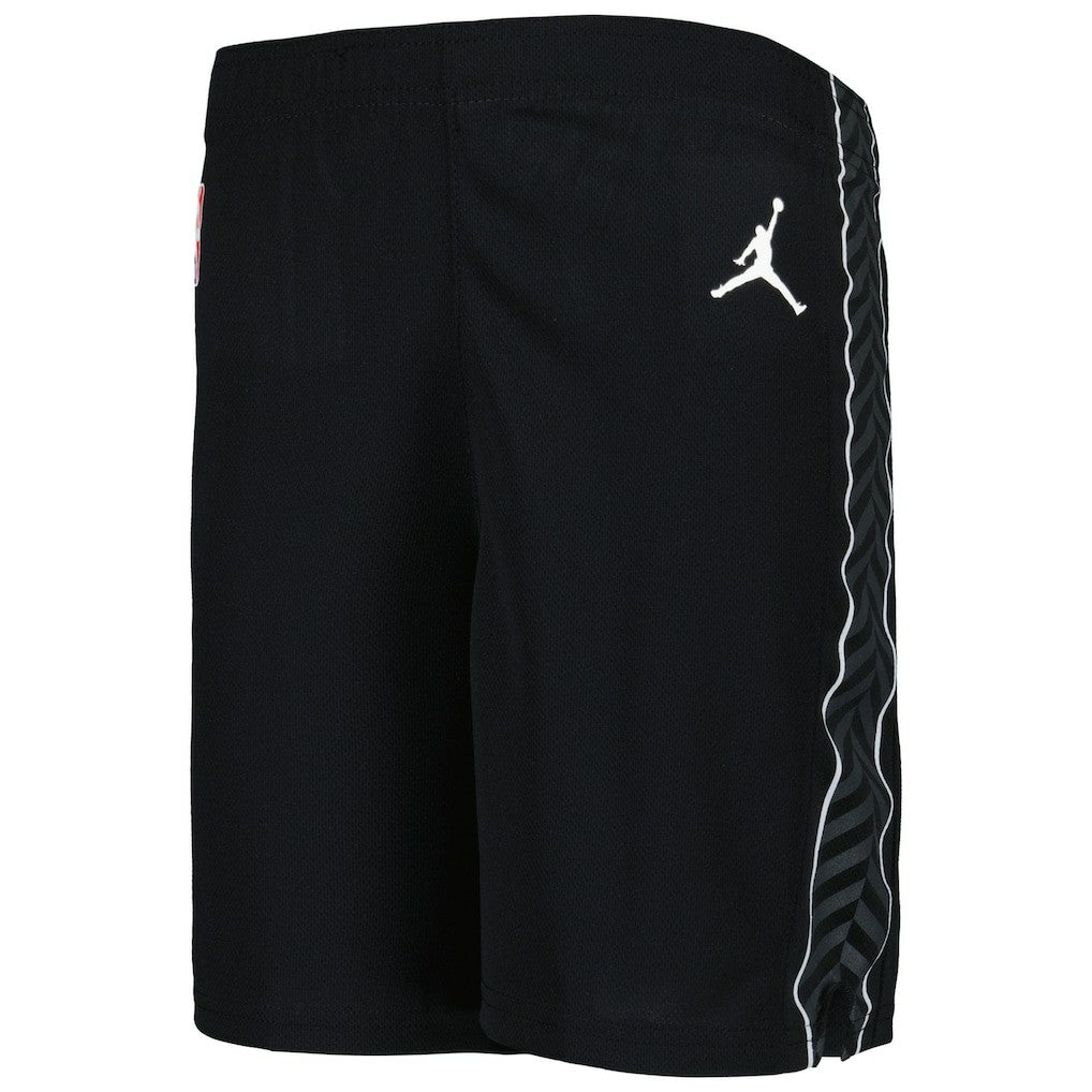 NBA - Brooklyn Nets Jordan Brand Preschool Statement Edition Team Replica Shorts - Black