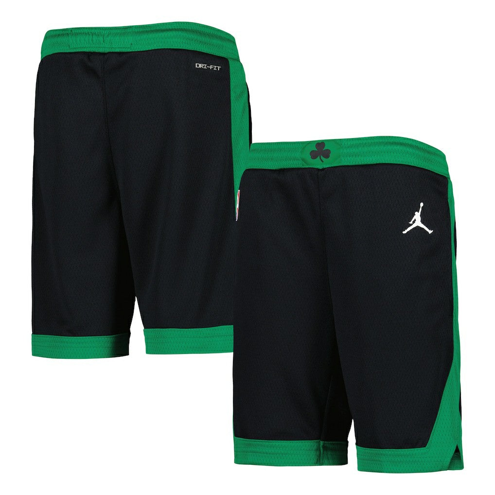 NBA - Boston Celtics Jordan Brand Youth Authentic Statement Edition Swingman Shorts - Black