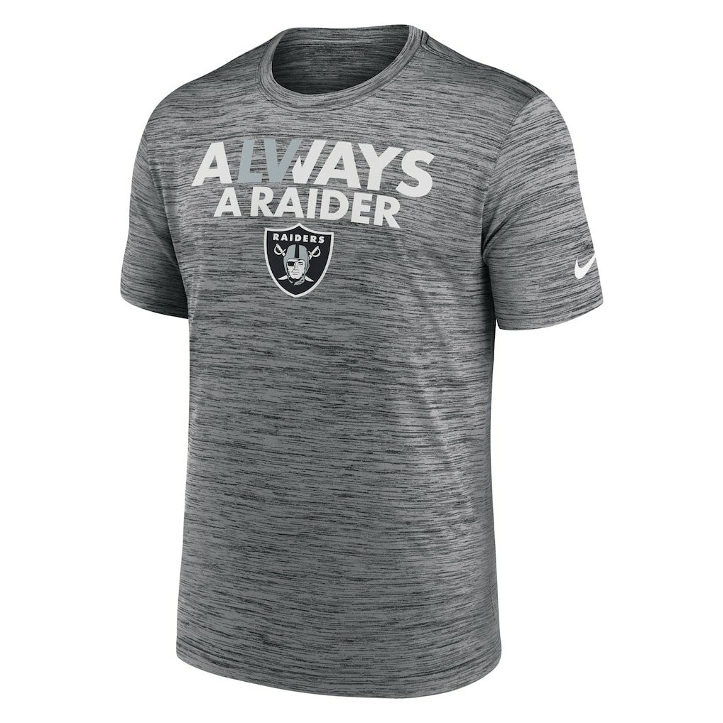 Las Vegas Raiders Local Velocity T-Shirt Anthracite - Nike