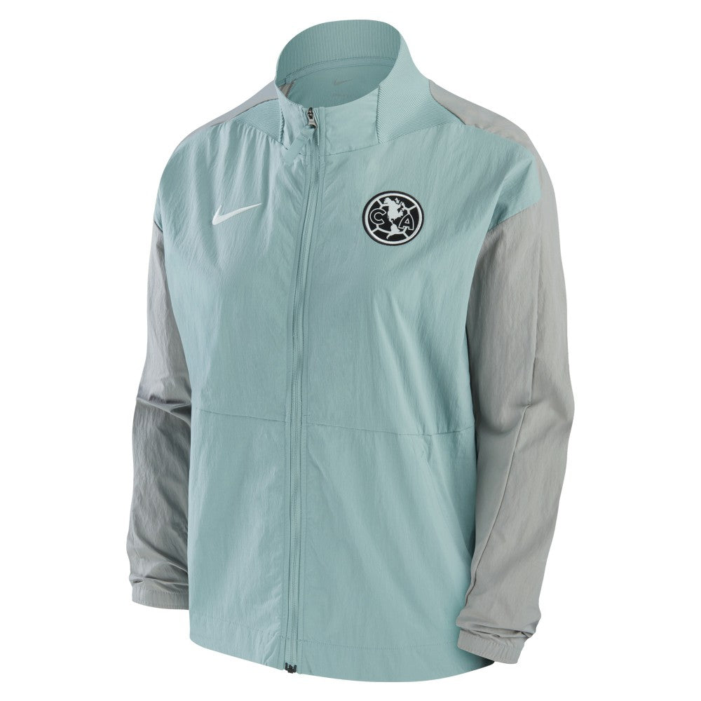 Nike Club America Women's Team Anthem Raglan Performance Full-Zip Jacket - Gray