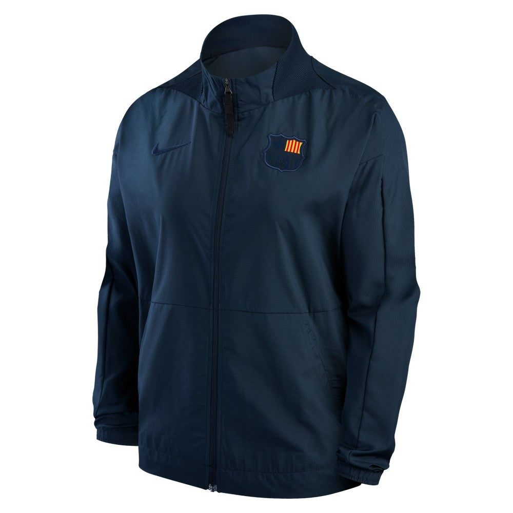 Nike Barcelona Women's Team Anthem Raglan Performance Full-Zip Jacket - Blue