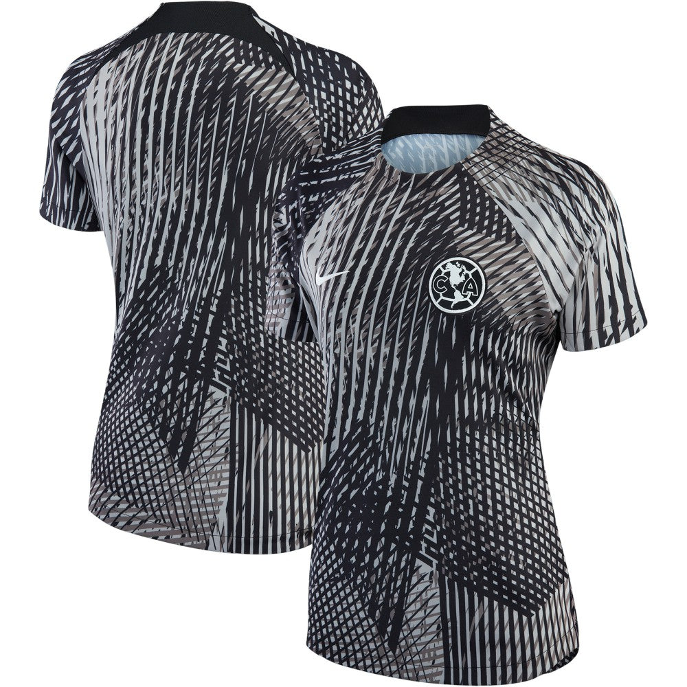 Nike Club America Women's 2022/23 Pre-Match Raglan Performance Top - Black